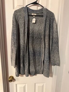 Style & Co. Gray Open-Front Women's Cardigan
